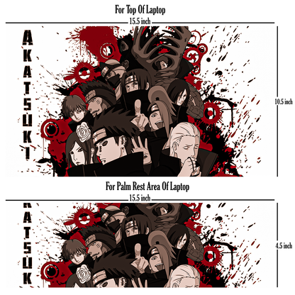 Laptop Skin - Akatsuki Naruto