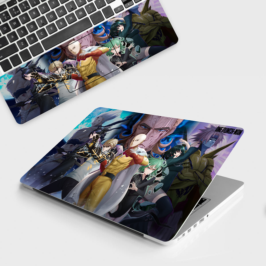 One Punch Man Mix - Laptop Skin