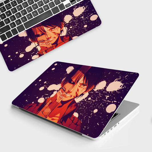 Laptop Skin - Attack On Titan Eren Jaeger
