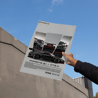 Porsche 911 GT3 | Speed Icons #05 | Car Posters