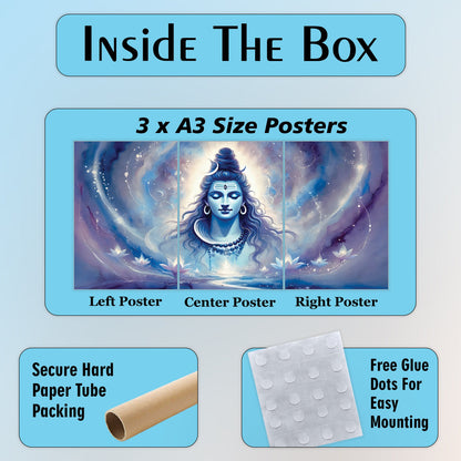 Lord Shiva | Spiritual Icons #07 | 3 Piece Set