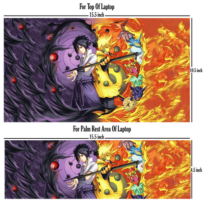 Laptop Skin - Naruto And Sasuke