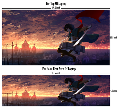 Laptop Skin - Attack On Titan Mikasa Ackerman