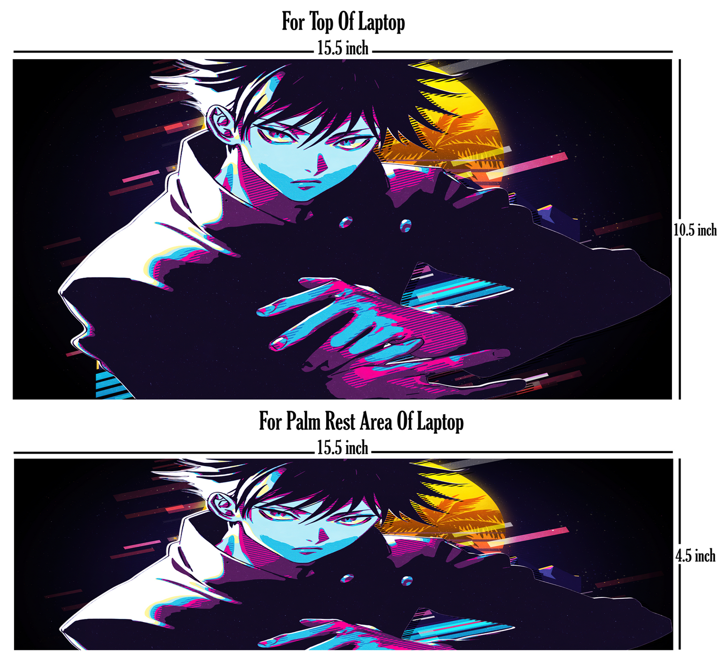 Megumi Fushiguro - Jujutsu Kaisen - Laptop Skin