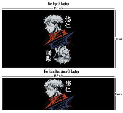 Yuji Itadori & Sukuna - Jujutsu Kaisen - Laptop Skin
