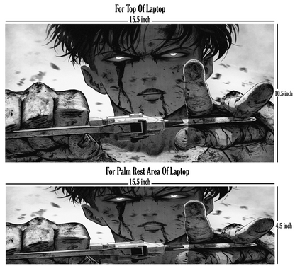 Laptop Skin - Attack On Titan Levi Ackerman